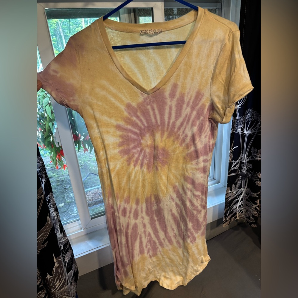 Vibrant Gold and Yellow Fitted Mini Dress Short Sleeves